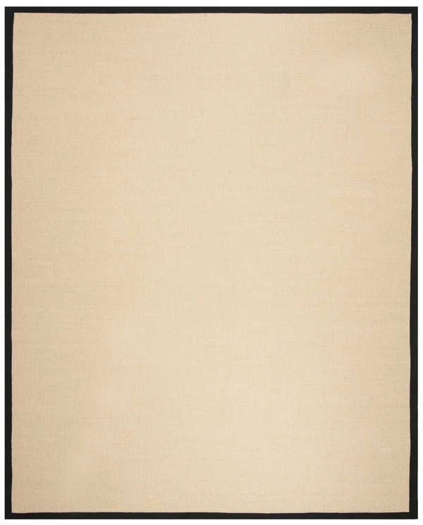 Safavieh NF131A Natural Fiber Beige, Black Area Rug - 8& x 10&