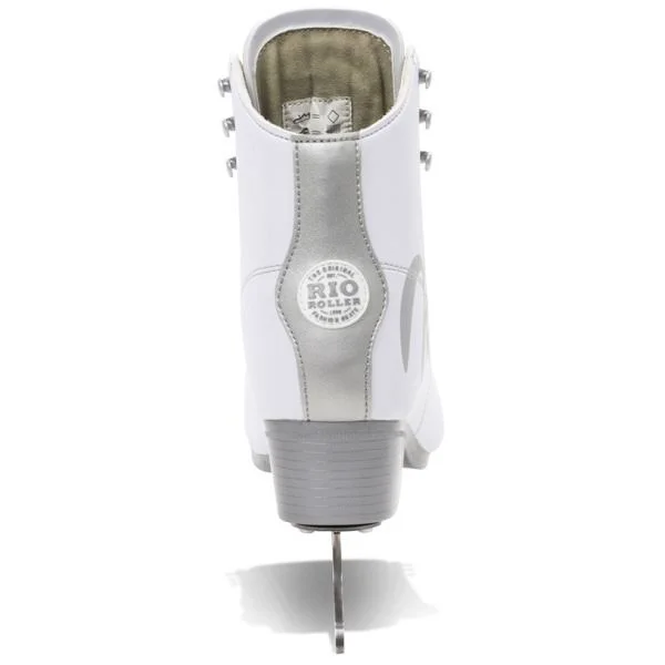 Rio Roller Script Ice Skates (White)