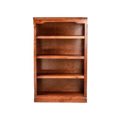 Alfano Standard Bookcase Three Posts Color: Coffee, Size: (6 Shelves) 72x22 H x 30x22 W x 13x22 D
