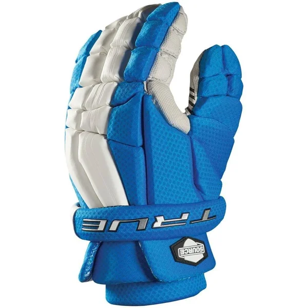 True Source Glove Lacrosse Gloves - Royal Blue, Size: Medium