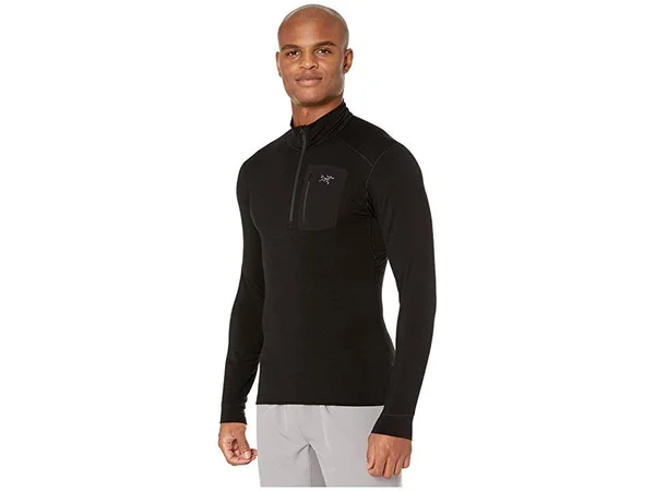Arc&teryx Men's Satoro AR Zip Neck LS - Black - S