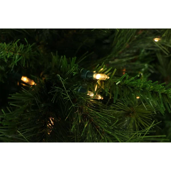 Christmas Time 7.5-ft. Pennsylvania Pine Artificial Christmas Tree with Clear Smart String Lighting