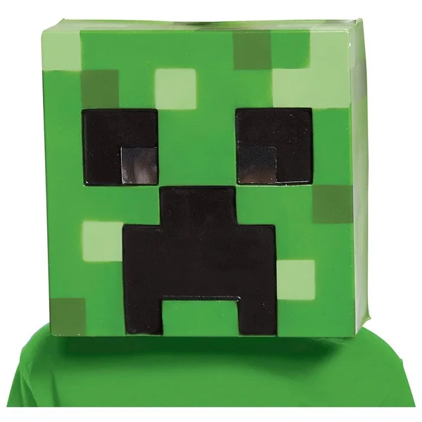 Disguise Creeper Prestige Minecraft Boys Costume Green Large (10-12)