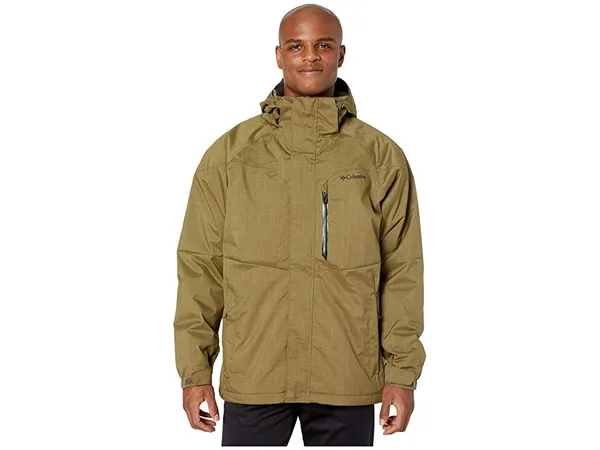 Columbia Alpine Action Jacket Men's Jacket Olive Brown : LG