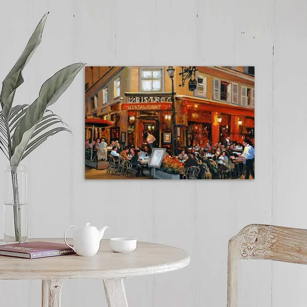 Bistro I - Canvas Wall Art, 24x16, Great Big Canvas
