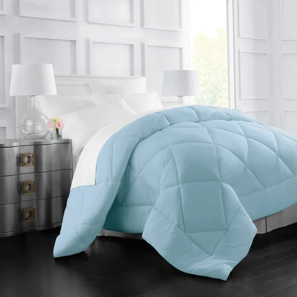 Italian Luxury Goose Down Alternative Comforter - All Season - 2100 Series Hotel Collection - Luxury Hypoallergenic Comforter