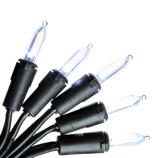 150 Cool White Christmas Lights - 50 ft Black Wire LED Lights String, UL Certified Commercial Mini Light Set, for Indoor Outdoor