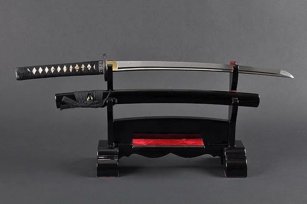 Handmade Sword - Japanese Wakizashi Sword - Practical, Hand Forged, 1045/1060/1080 Carbon Steel, Heat Tempered, Full Tang, Sharp
