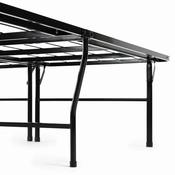 Priage 18-inch High Profile SmartBase Black Platform Bed Frame, Twin XL