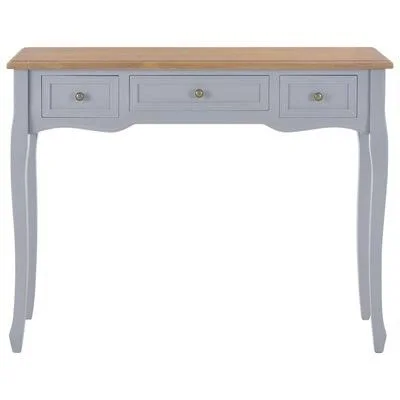 Bassett 39.37x22 Console Table East Urban Home Table Base Color: Gray