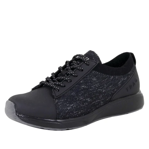 Traq by Alegria Women's Qest Sneaker Black 41