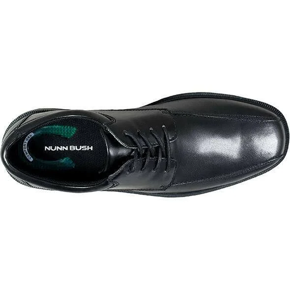 Men's Nunn Bush Jasen 84221 Bicycle Tip Lace Up Comfort Gel - Size: 14, Black