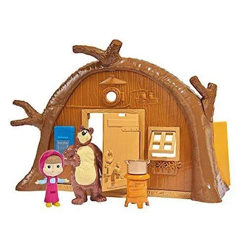 Simba 109301632 Masha Bear&s House Playset, Multicolor
