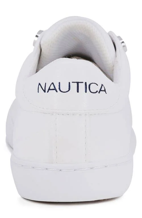 Nautica Women's Nitara Fashion Sneakers - White - 6.5M