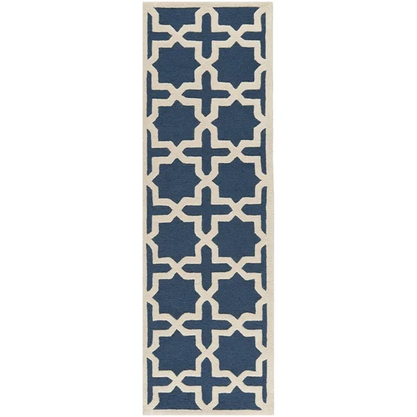 Safavieh Cambridge Navy Blue & Ivory 2&-6x22 x 18& Rug