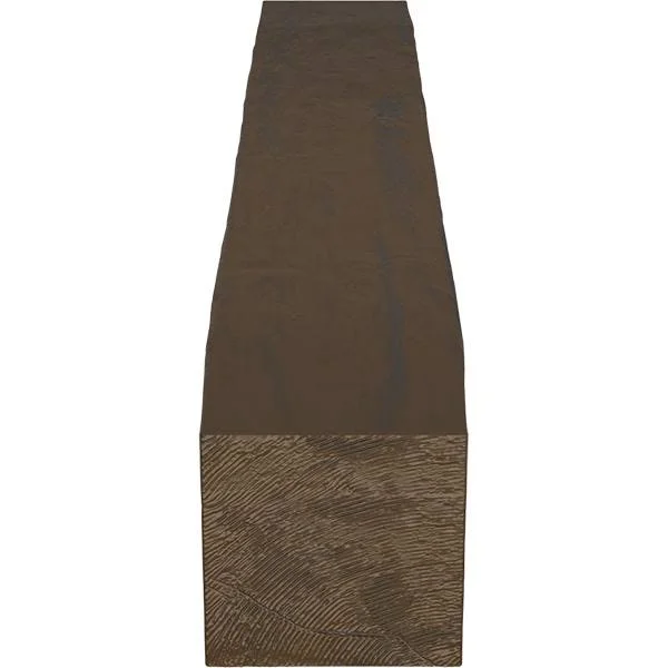 Ekena Millwork MANURW06X06X84BM 6x22H x 6x22D x 84x22W Riverwood Faux Wood Fireplace Mantel, Burnished Mahogany