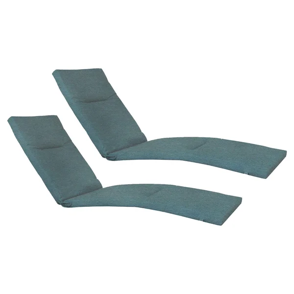 Member&s Mark Sunbrella Chaise Lounge Cushion 2pk Cast Lagoon