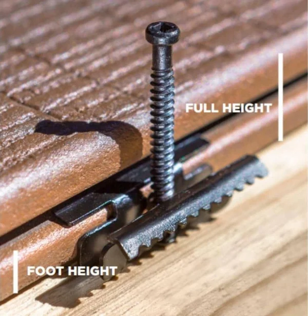 Fortress Building Products Hulk 125-pack Black Hidden Deck Fasteners Stainless Steel - 176101259