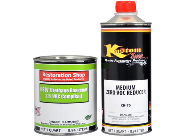 Firemist Green Premium Quart Kit Low VOC Urethane Basecoat Car Auto Paint Kit