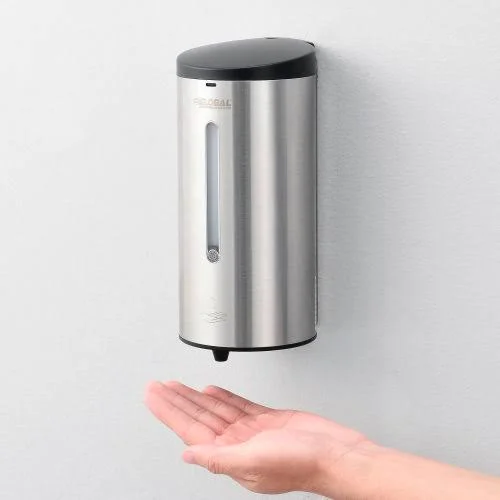 Global Industrial Automatic Foam Soap/Sanitizer Dispenser - 700 mL, Stainless Steel