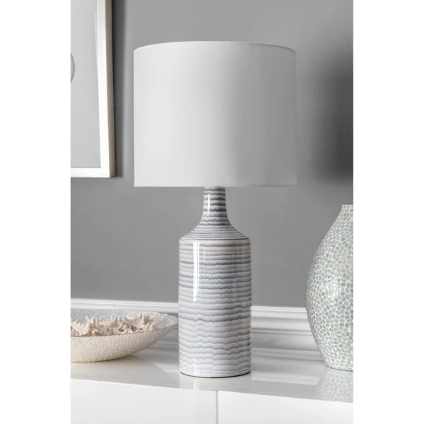 Watch Hill 28x22 Theresa Ceramic Linen Shade Table Lamp