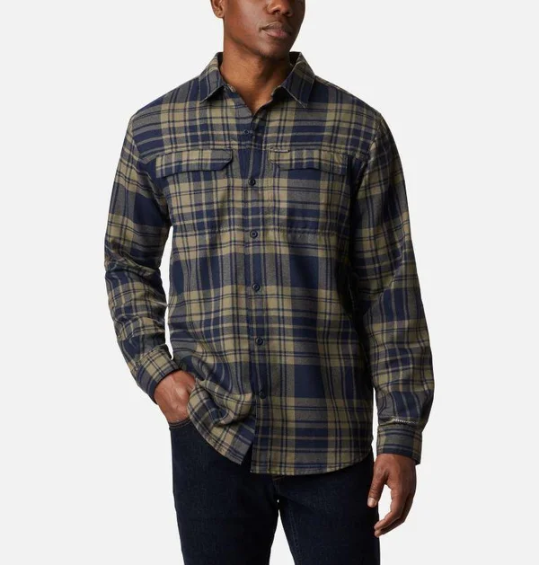Columbia Men's Silver Ridge 2.0 Flannel Shirt Size - 2x - BluePlaid
