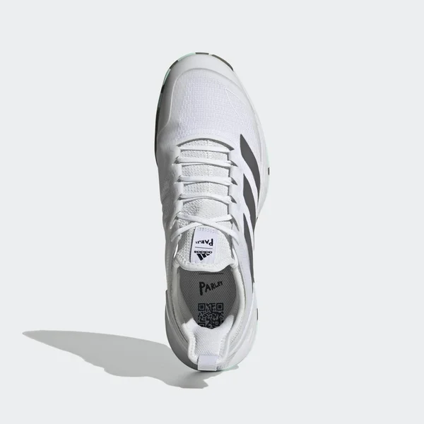 Adidas Adizero Ubersonic 4 Parley Hard Court Tennis Shoes Cloud White 8 - Womens Tennis Shoes