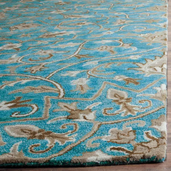 Safavieh Bella Blue & Taupe 2&-6x22 x 4& Rug