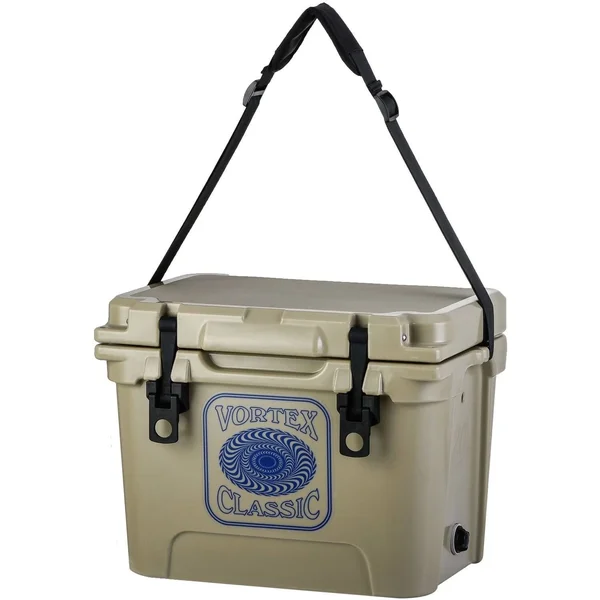 Vortex Classic Series 20-Quart Rotational-Molded Cooler in Tan