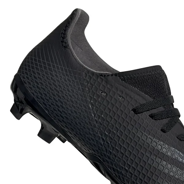 Adidas x Ghosted.3 FG Football Boots - Youth - Black/Grey/Black