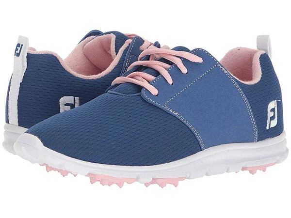 FootJoy Women's Enjoy Golf Shoes Blue/Pink, M, 9