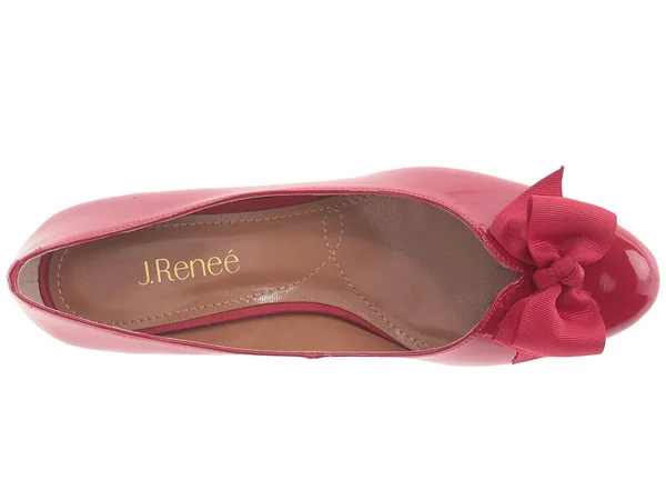 J. Renee Cameo Women's Wedge Shoes Red : 8 WW (E)