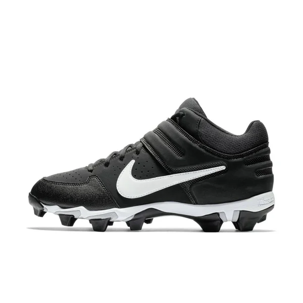 Nike Alpha Huarache Varsity Keystone Mid Black Men's Baseball Cleat 13