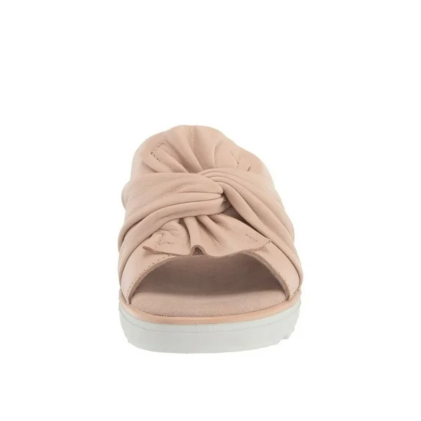 Clarks Women's Jillian Leap Wedge Slide, Size: 8.5, Blush Leather