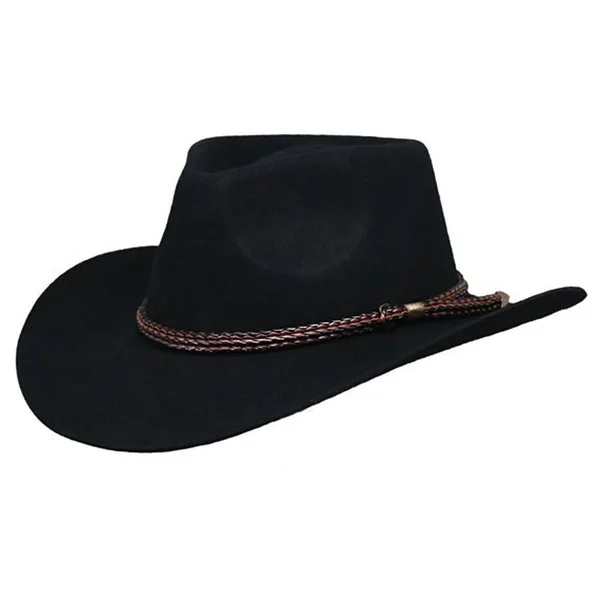 Outback Trading Forbes - Brown Australian Wool Hat (XL)