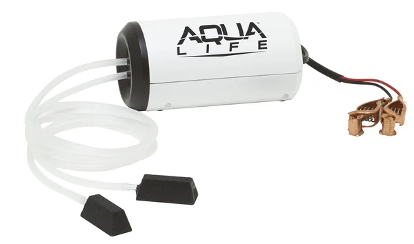 Frabill Aqua-Life Aerator Dual Output 12V DC Greater Than 25 Gallons