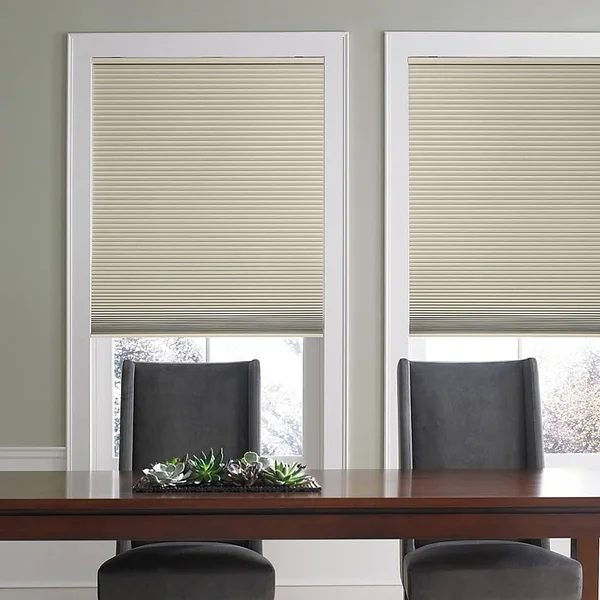 Real Simple Cordless Blackout Cellular 59.5x22 x 64x22 Shade in Sand