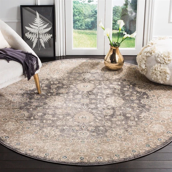 Safavieh Sofia Traditional Area Rug Collection - Round 6&7x22 SOF330B-7R