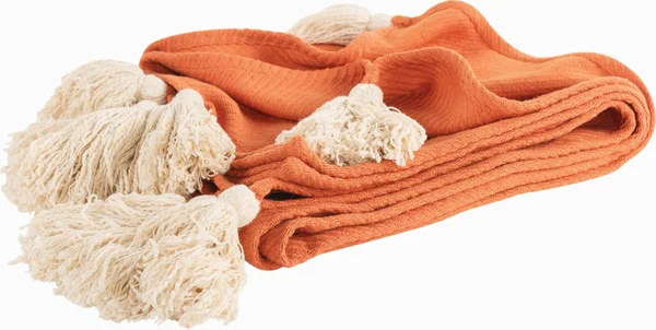 50x22x60x22 Solid Throw Orange - Rizzy Home