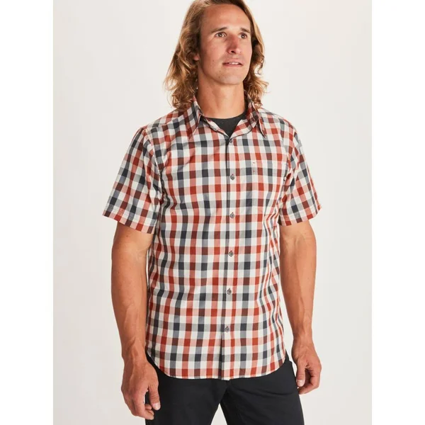 Marmot: Men's Kingswest Short Sleeve - Enamel Blue 2210