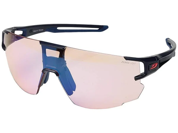 Julbo Aerospeed Sunglasses - Dark Blue/Dark Blue/Orange