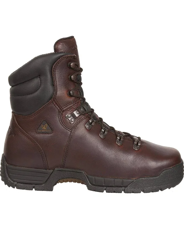 Rocky Men's 8 in. MobiLite Steel Toe Boot - Dark Brown