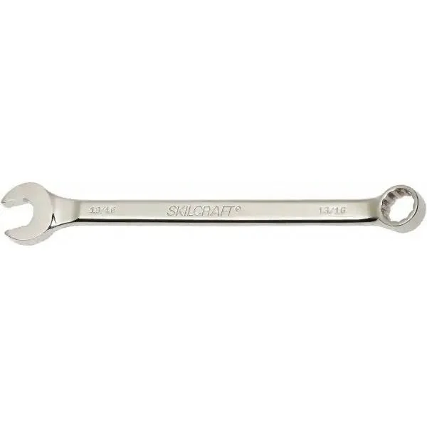 Ability One 5120-01-645-2327 Combination Wrench, Steel, Size 13/16\