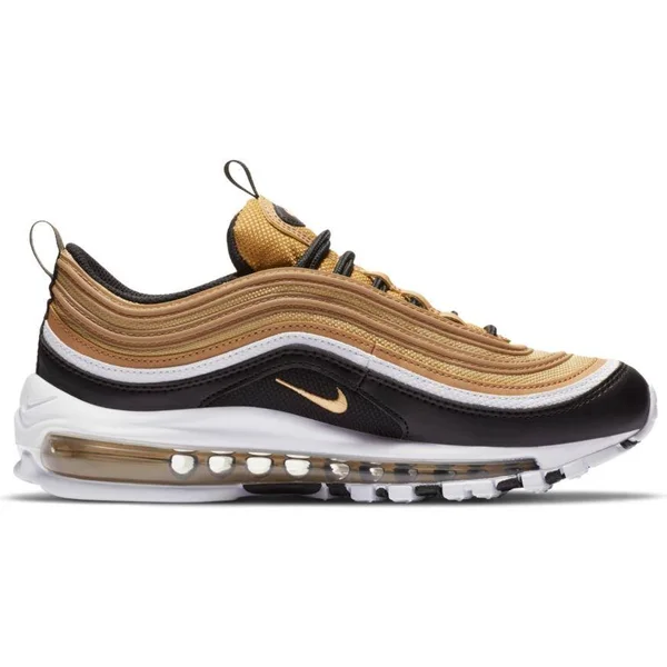 Nike Air Max 97 Black/Gold Grade School Boys& Shoes, Size: 7