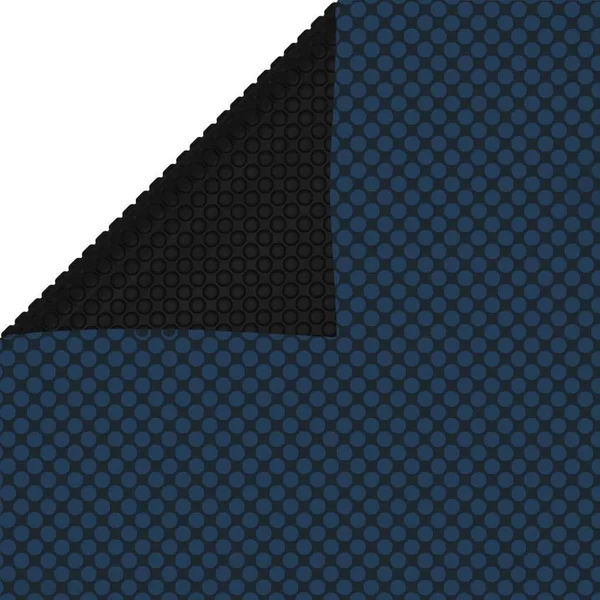 vidaXL Floating PE Solar Pool Film 177.2x22x86.6x22 Black and Blue