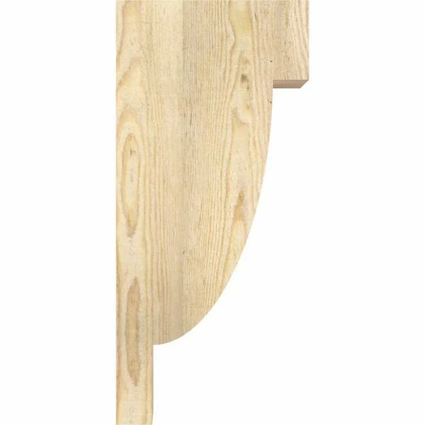 6x22W x 10x22D x 22x22H Alpine Rough Sawn Corbel - Douglas Fir