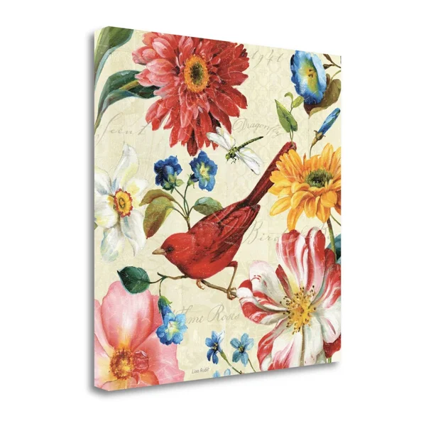 Tangletown Fine Art Rainbow Garden III - Cream by Lisa Audit