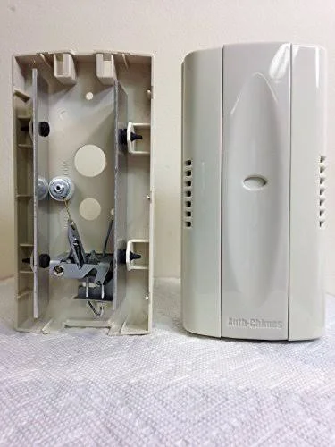 Auth Florence, Non Electric, Mechanical Door Chime, Doorbell and Viewer #689 (Gold Powder Coated Metal)