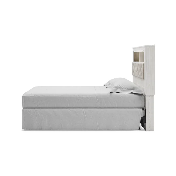 Ashley Altyra Queen Upholstered Panel Bookcase Headboard