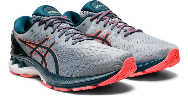 Asics Men's Gel-Kayano 27 Running Shoes Size 8 Sheet Rock/Magnetic Blue